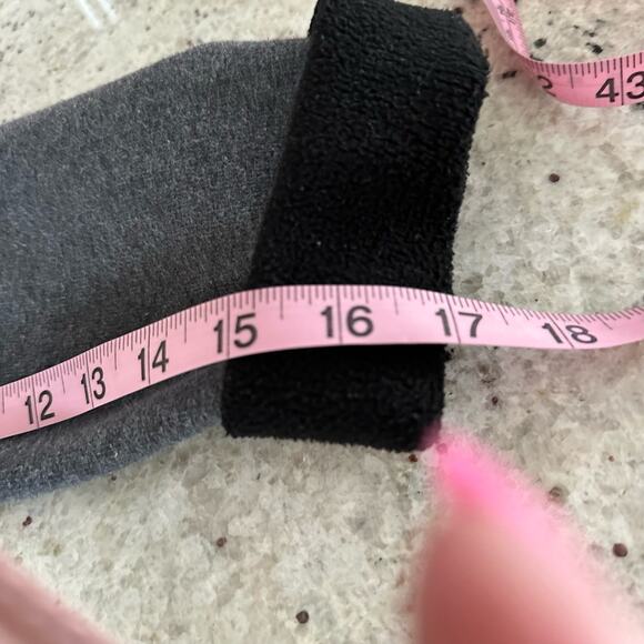 Chicos Womens Size 1 Small Open Front Waterfall Cardigan Gray Black Long Sleeve - Picture 9 of 10